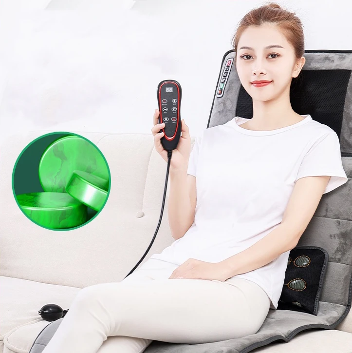

Smart Full Body Massage Mat Electric Relax 3D Vibrating Kneading Infrared Health Care Head Neck Back Body Chair Massager
