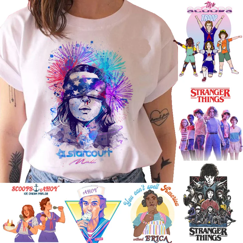 

Stranger Things T Shirt Women season 3 Eleven Tshirt Graphic clothes Female Upside Down T-shirt femme grunge tee Shirts funny