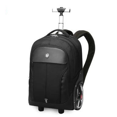 Black 20 Inch Мужская Дорожная сумка на колесиках, рюкзак для багажа, сумки на колесах Рюкзак с колесиками для деловой каюты, дорожная сумка на колесиках - Цвет: Black 20 Inch