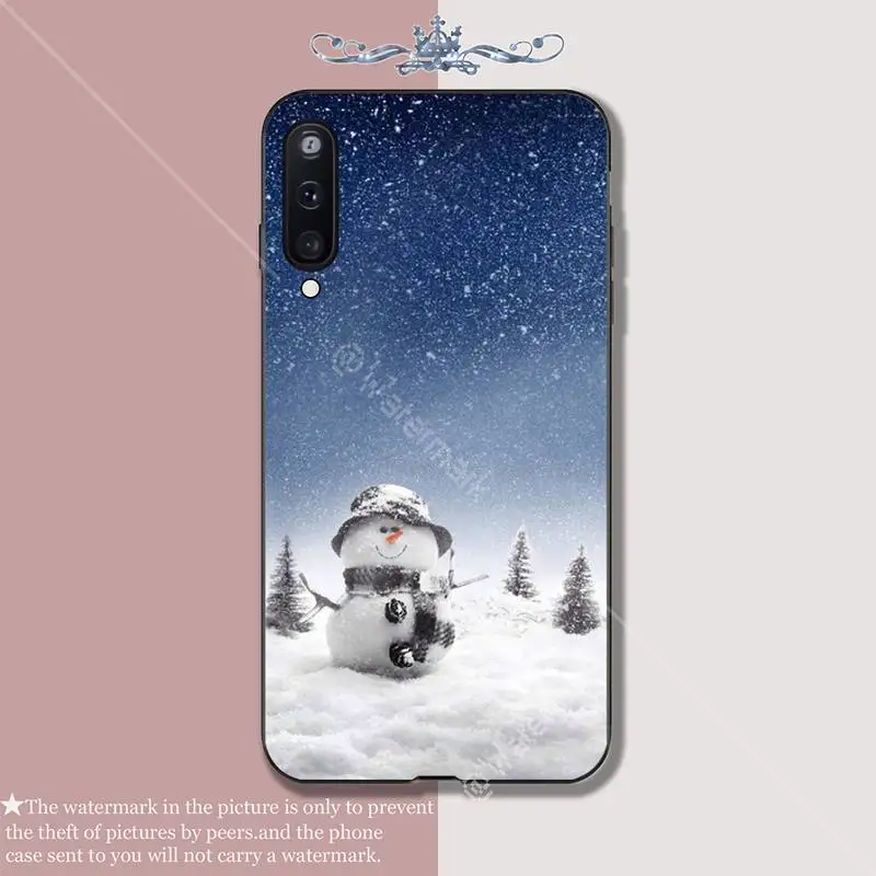 Yinuoda Рождественский Снеговик новогодние подарки роскошный телефон для Samsung galaxy A10