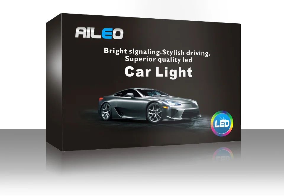 AILEO Автомобильные фары Автоматическая лампочка BA15S 1156 P21W светодиодный PY21W BAU15S 3030 SMD чип тормозные огни сигнал поворота дневного света
