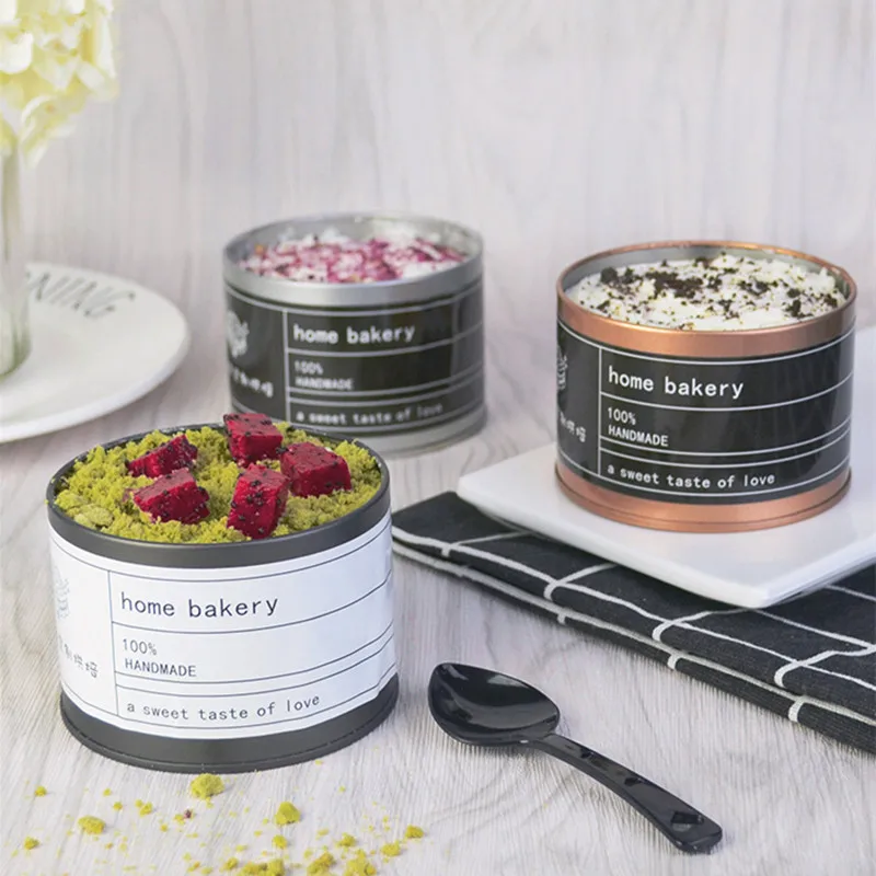 10 шт. Высококачественная креативная железная коробка маленькая круглая жестяная