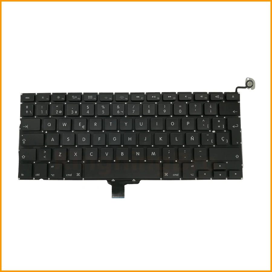Клавиатура A1278 для ноутбука MacBook Pro 13 дюймов испанская клавиатура с подсветкой