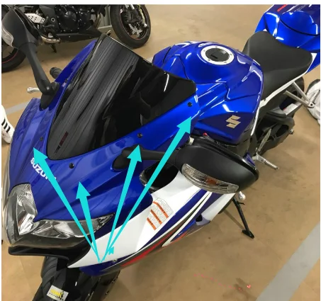 Motorcycle body screw nut M6 M 5 truck Bolt Kit 14 color motorcycle for SUZUKI | Автомобили и мотоциклы