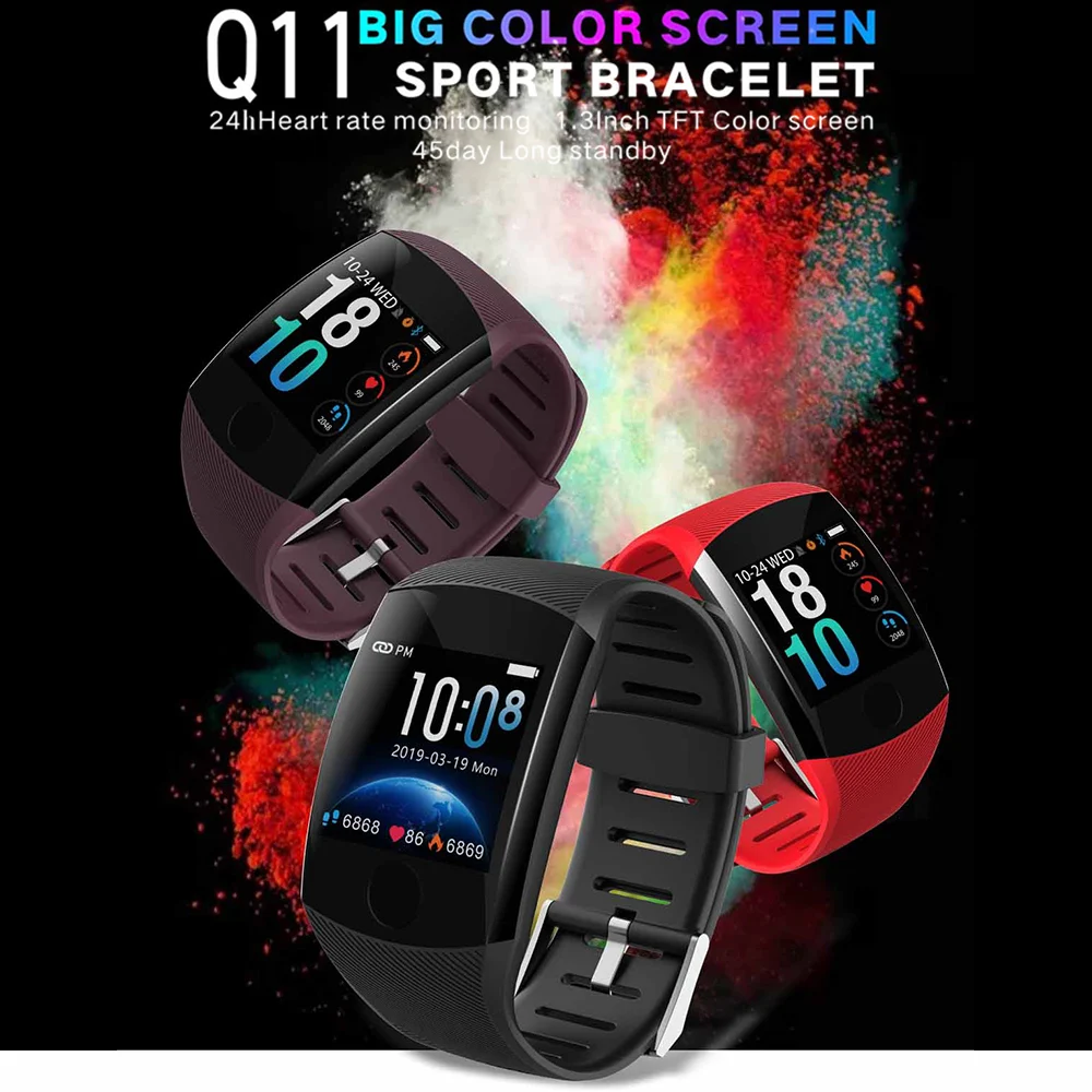 Digital Blood Pressure Monitor Tonometer On Wrist Medical Equipment Waterproof Portable Measuring Pressure Sport Wrist Watch