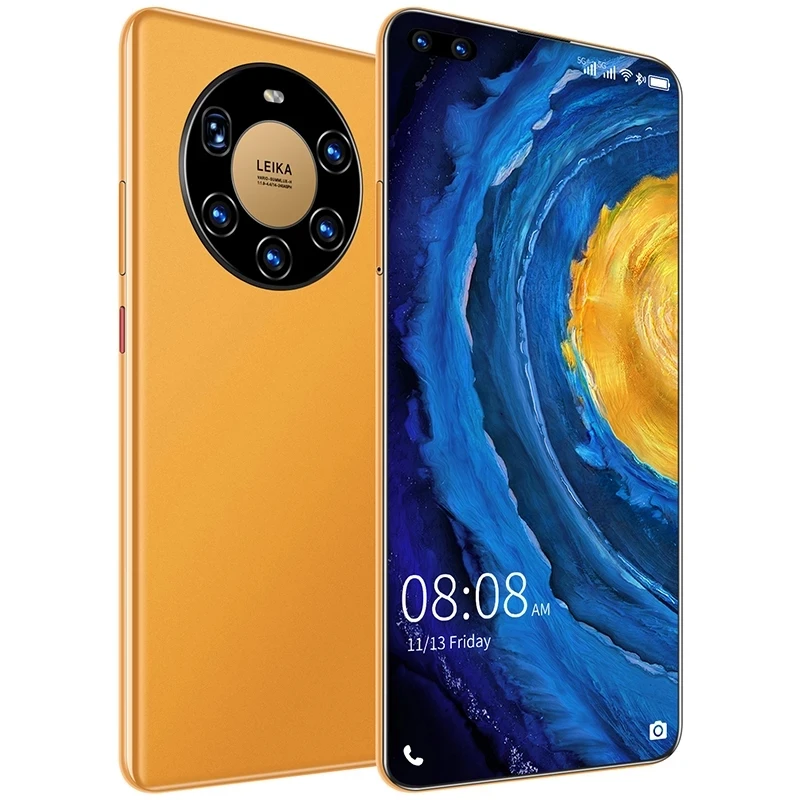 

Smartphones Huawe Mate40 Pro+ 12GB 512GB 7.3Inch Andriod10.0 GPS Wifi 10 Core 4G LTE 5G Mobile Cell Phone Cheap cell phone