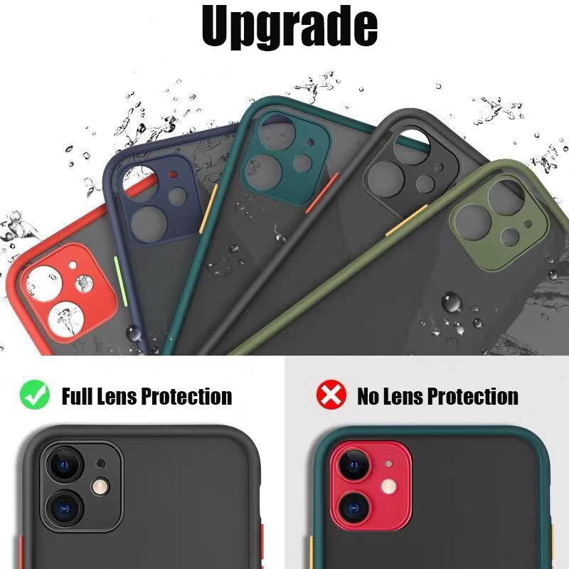 translucent matte coque shockproof phone case for mi poco x3 gt pocox3 x3gt 5g camera protection mixed frosted back covers funda free global shipping