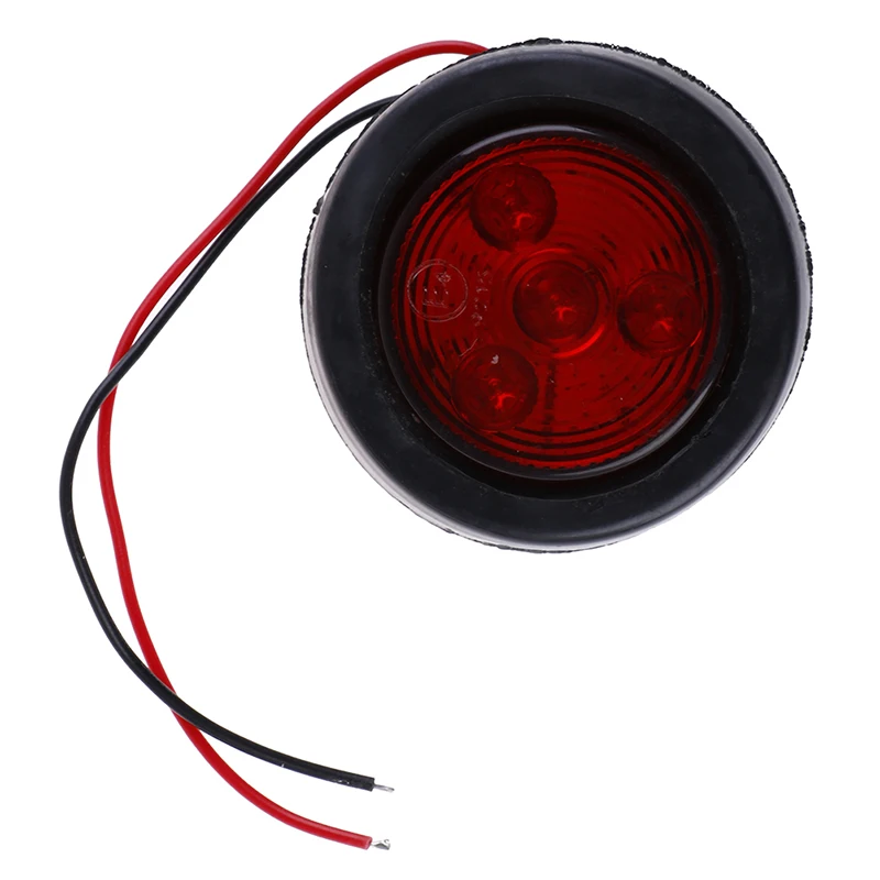 Горячая Распродажа 1 предмет красный 4led 2 5 дюймов 12V лодка прицеп задние фонари