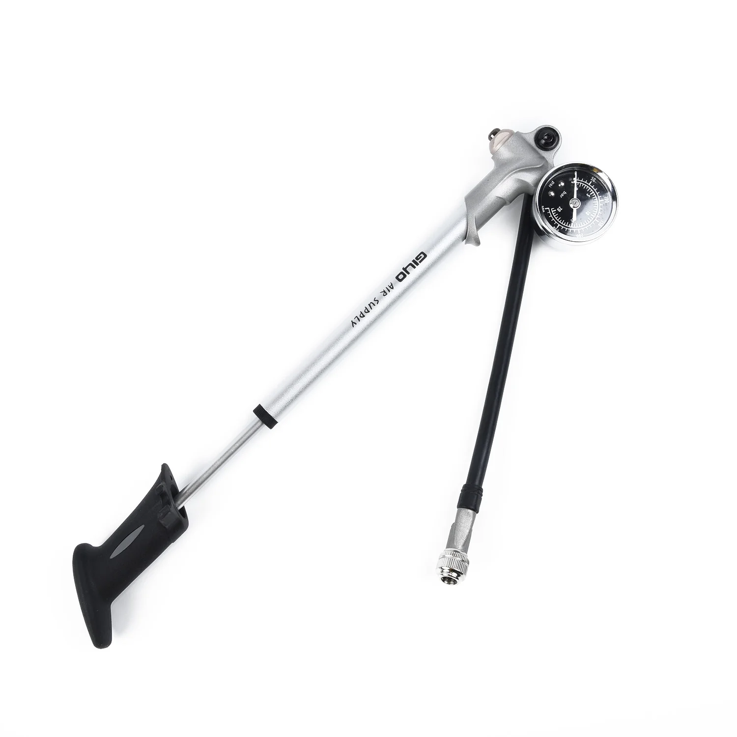 

High Pressure MTB Bike Suspension Pump W/ 360° Rotary Hose Bicycle Equipment