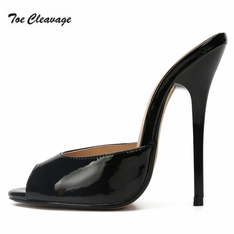 Сандалии женские на шпильке 14 см Босоножки с открытым носком обувь для вечерние