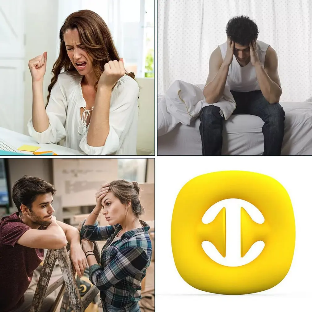 

Finger Hand Grip Ball Stress Reliever Adult Child Anti-Stress Fidget Reliver Silicone Decompression Suction Cup Pinching Ball