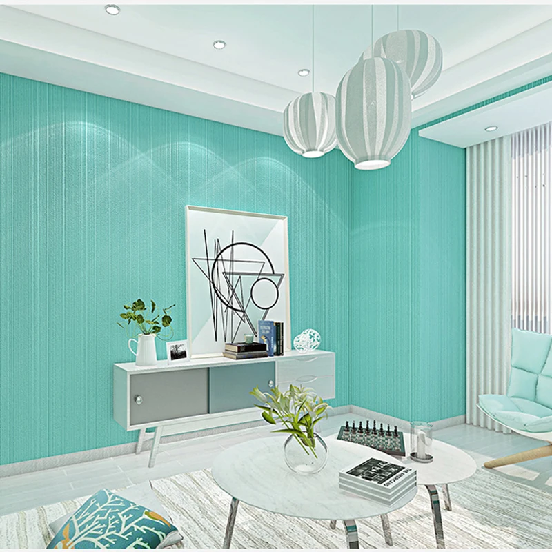 Новое поступление современная однотонная настенная бумага 3d элегантная тонкая