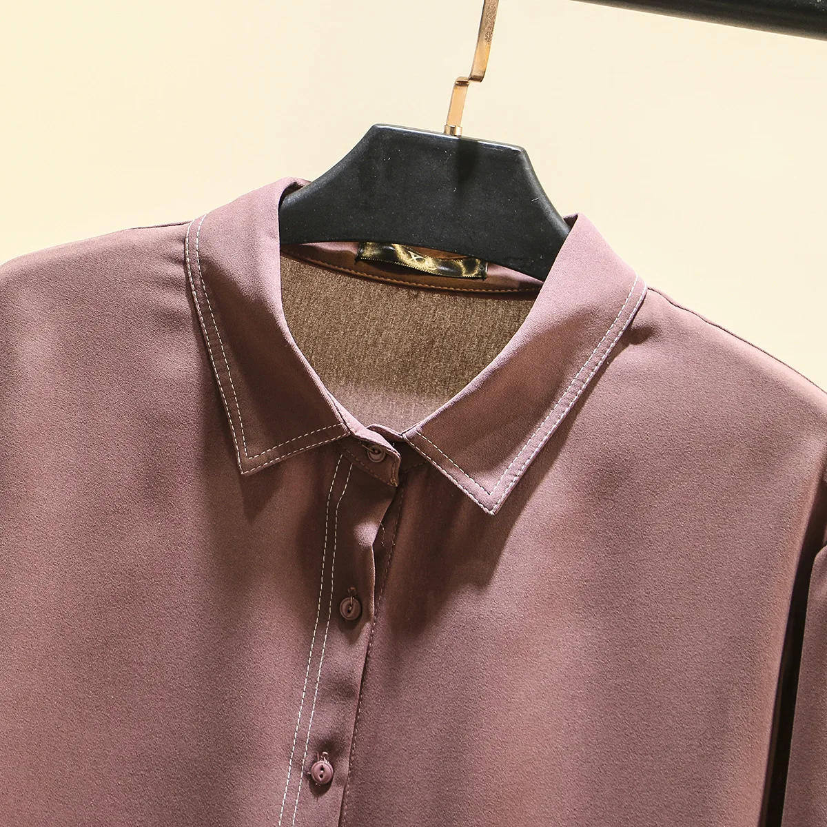 2020 Весенняя женская шифоновая блузка размера плюс Повседневная блуза с длинным