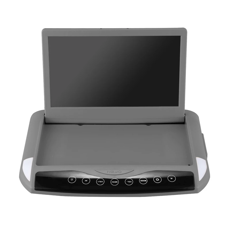 Ультра тонкий 10 1 дюймов крыше автомобиля монитор потолочное крепление флип вниз