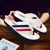 men fashion leather flip flops handmade pu outdoor slippers comfortable breathable sandals classic casual flats shoes 39 46