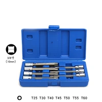 38inch t25 t30 t40 t45 t50 t55 t60 extension rod sockets set hand tool hexagon box wrench adapter impact driver screwdriver bit
