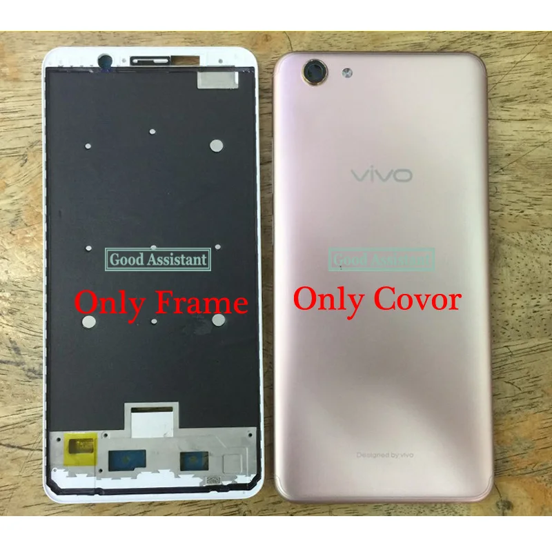 Черный/золотой корпус 6 0 дюйма для BBK Vivo Y71 Y71i Y71A задняя крышка аккумулятора детали
