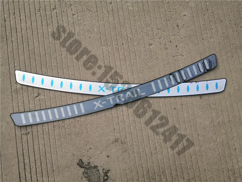 

Car styling Stainless Steel Rear Bumper Protector Sill Trunk Tread Plate Trim For Nissan X-Trail T32 2014-2020 rear styling