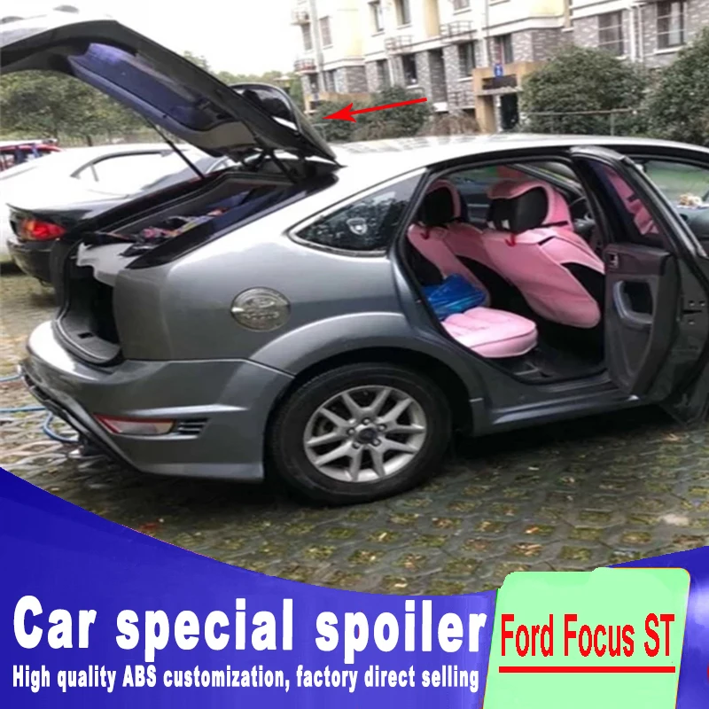 Большой спойлер из АБС пластика для заднего крыла Ford Focus 2007 2008 2009 2010 2011 2012|Спойлеры