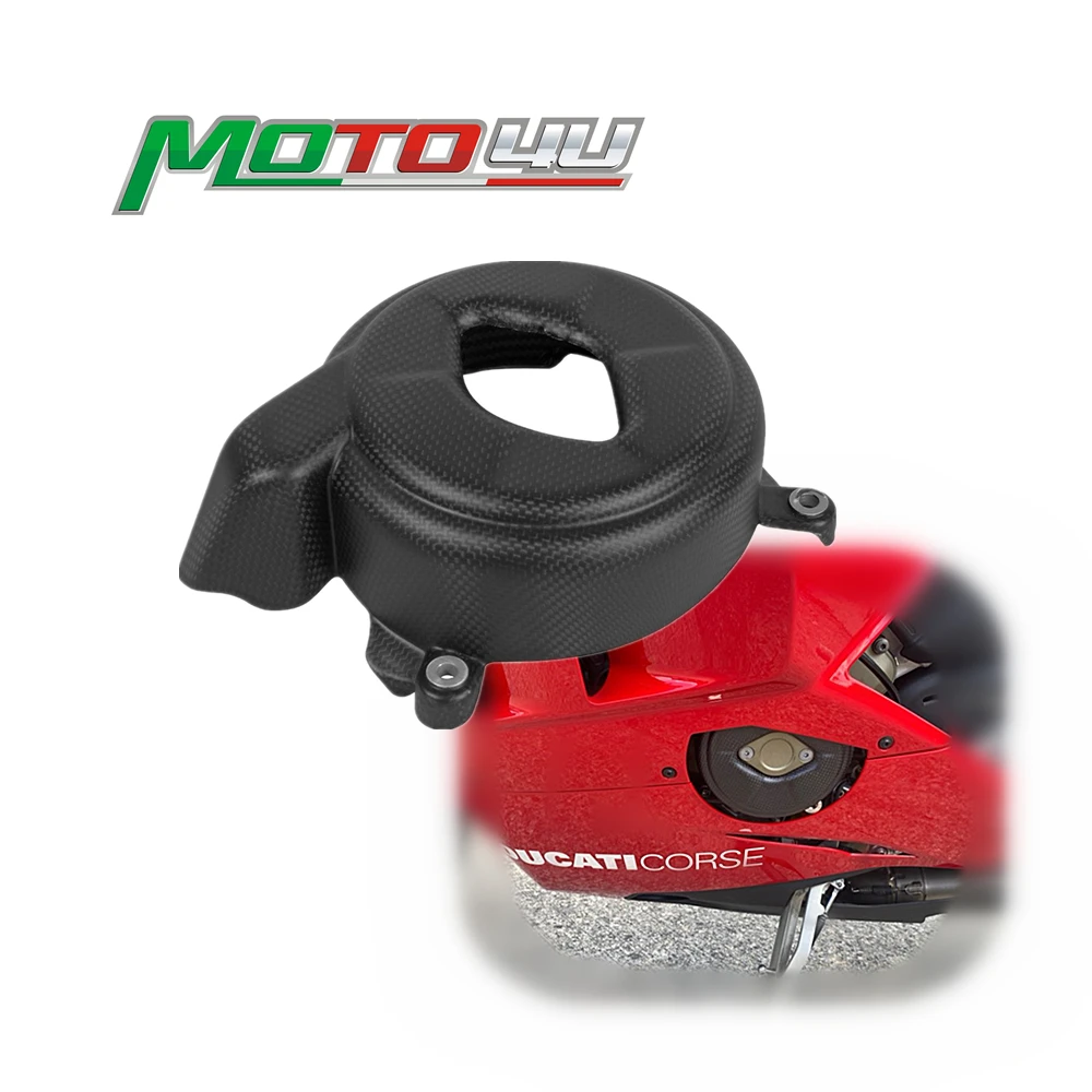 Матовые готовые чехлы из углеродного волокна для защиты двигателя мотоцикла 100%