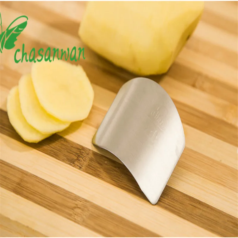 

1 Pcs Stainless Steel Finger Guard Finger Hand Cut Hand Protector Knife Cut Finger Protection Tool Kitchen Knives & Accessories