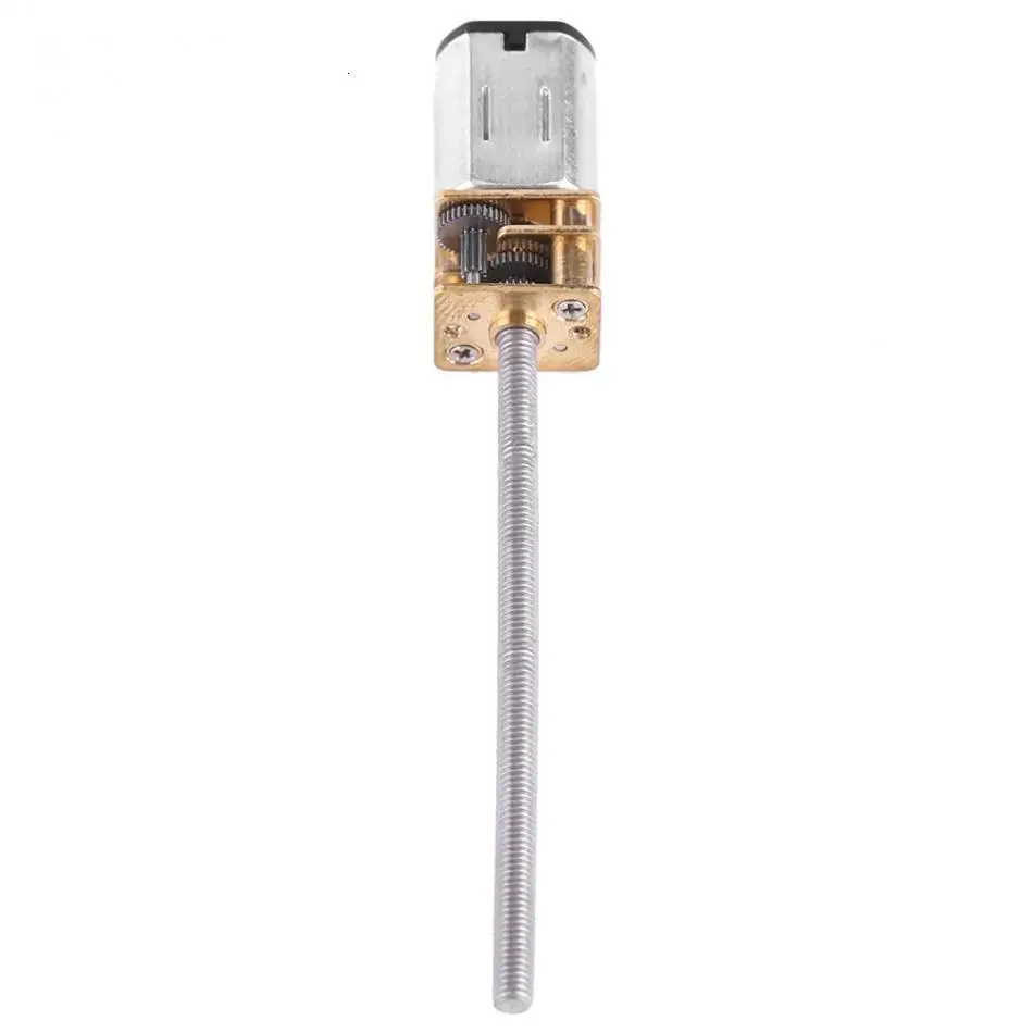 VBESTLIFE DC 6V мотор-редуктор с длинной M3* 55 мм винтовой резьбовой выходной вал 30 об/мин~ 500 об/мин Электрический редукторный мотор коробка передач