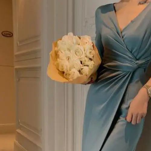 Элегантное женское длинное платье с v-образным вырезом vestidos mujer, новое осеннее тонкое платье с 3/4 рукавами, асимметричное трикотажное платье для женщин, винтажные платья - Цвет: 2