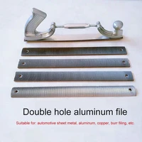curved teeth double hole aluminum sheet car body file milled car panel polishing file car tool coarse medium fine steel rasper