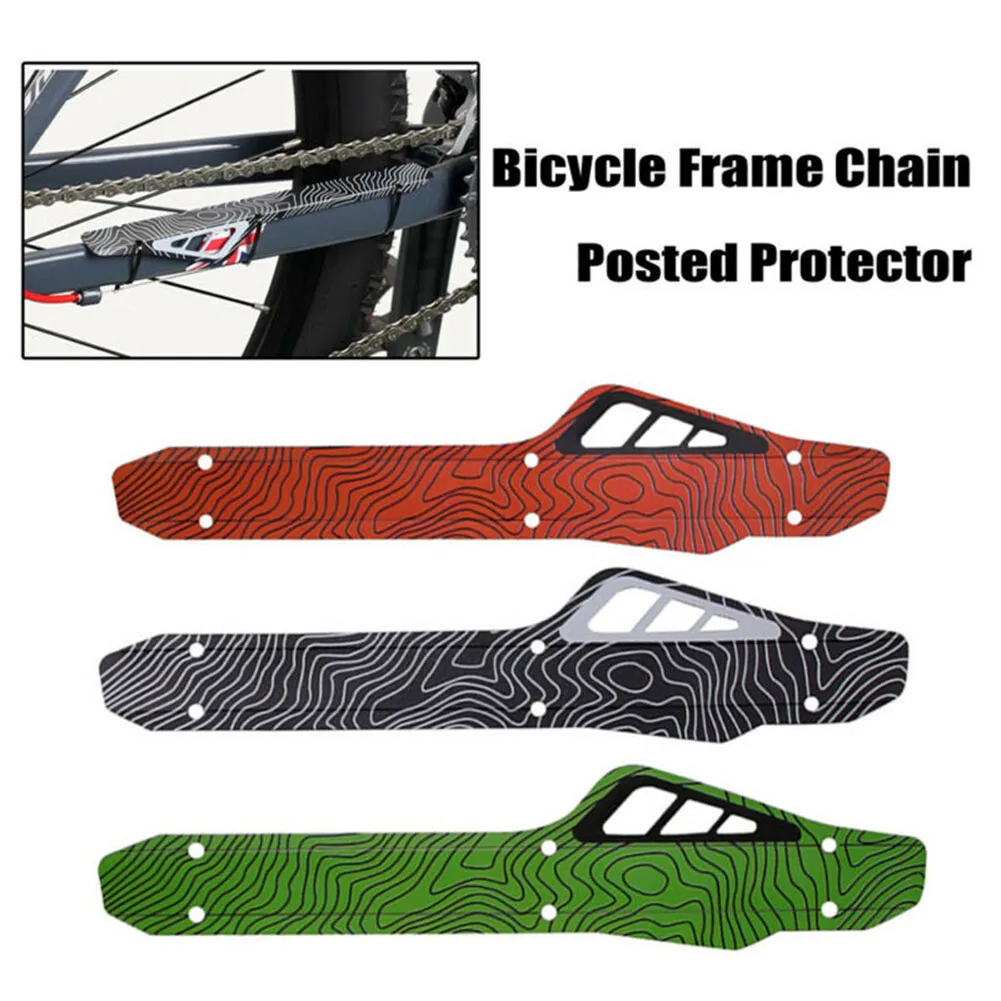 

4pcs/set Mountain bike chain guard sticker MTB Road Bike Bicycle Guard Chain