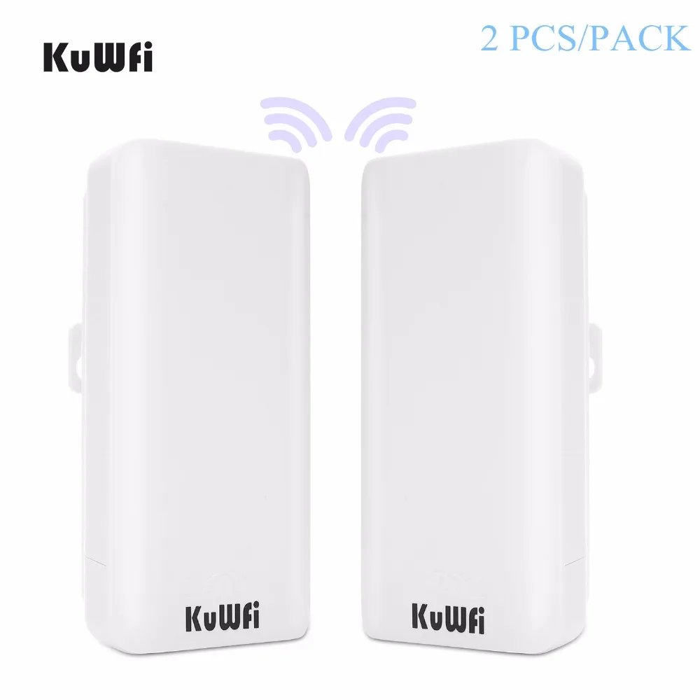 KuWFi 300 Мбит/с 2 шт. 1 3 км Открытый CPE маршрутизатор 5G беспроводной Точка доступа Wi Fi