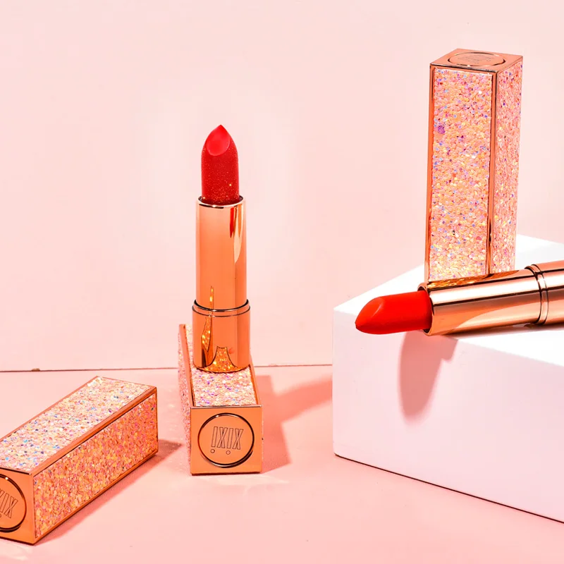 Новое поступление оранжевая водостойкая матовая бархатная Глянцевая губная