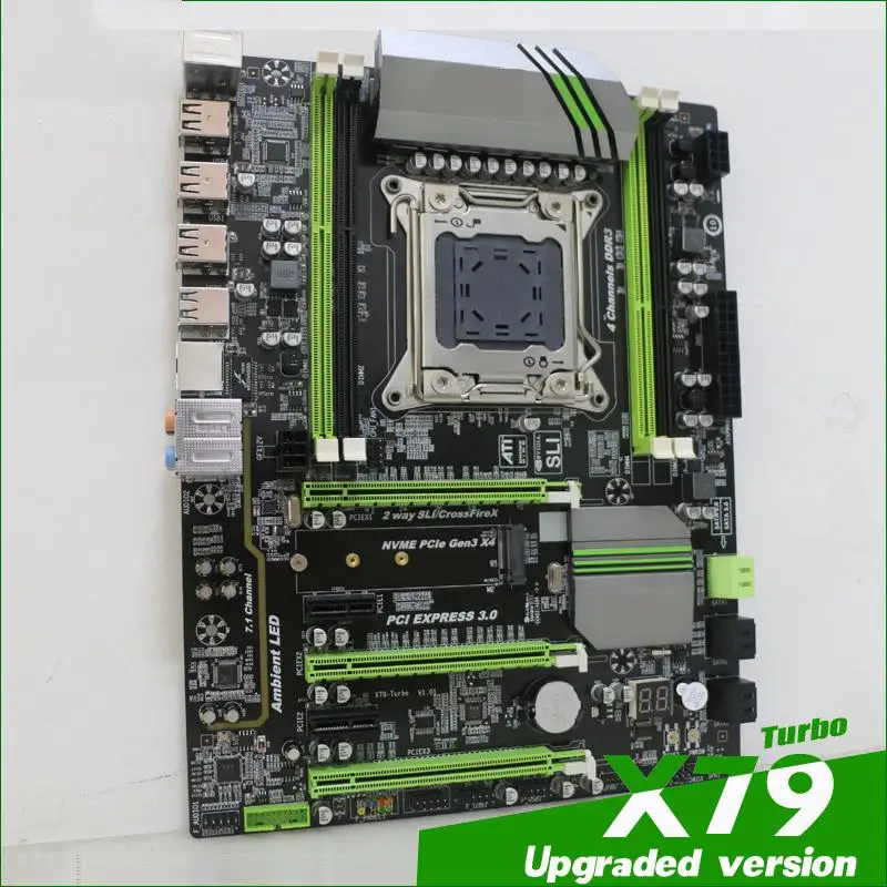 X79 материнская плата cpu DDR3 LGA 2011 настольная материнская плата E5 2680V2 карта памяти