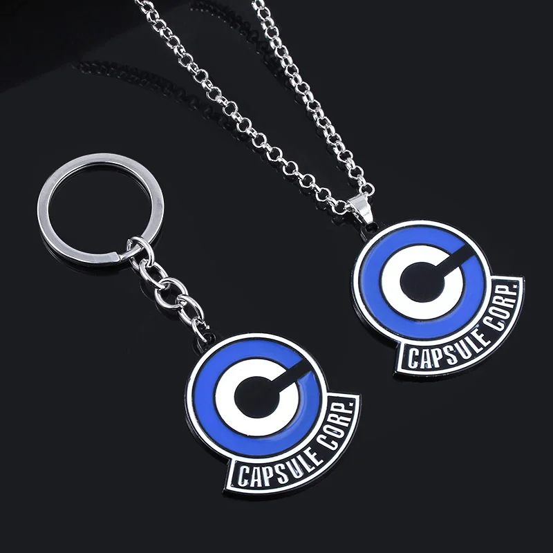 Anime CAPSULE CORP Logo Keychain Cute 1-7 Stars Round ball KeyRing Art Resinv Pendant Keyring Men Kids Jewelry Gift