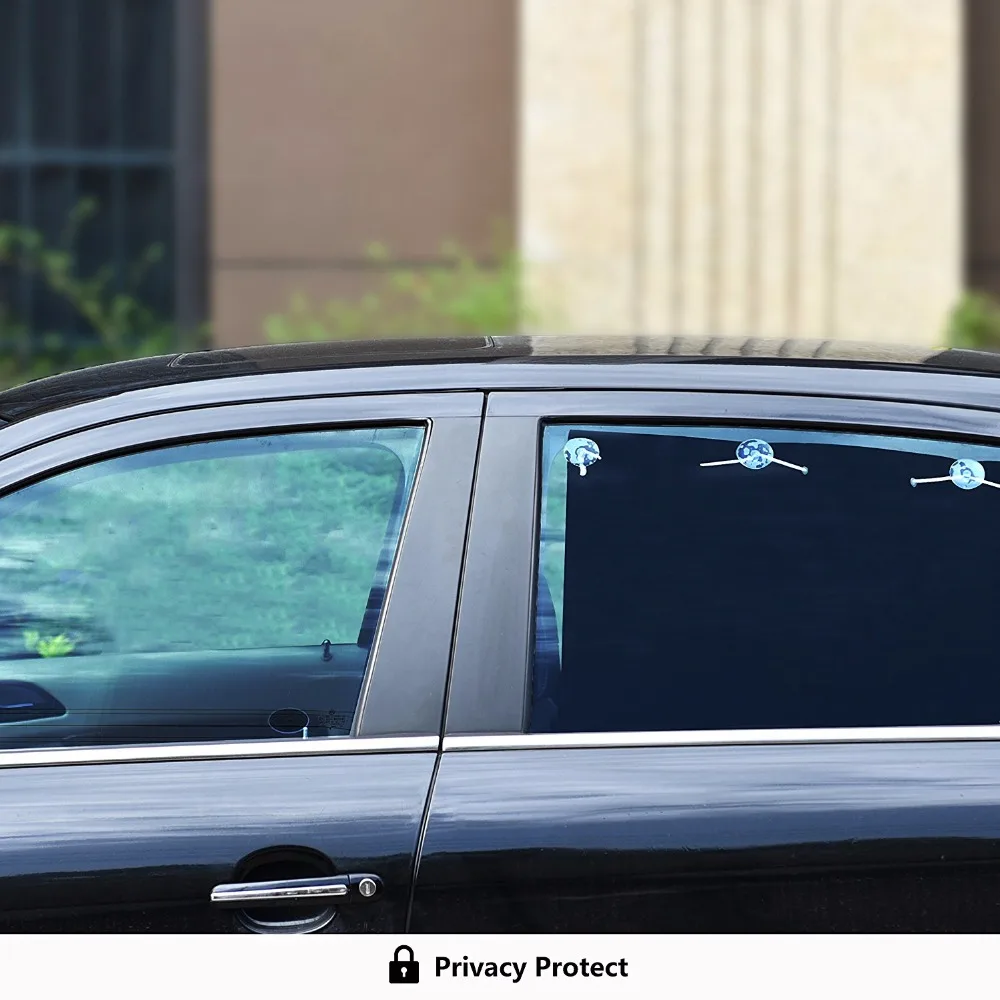 2 шт. автомобильные занавески на боковые окна автомобиля с присосками|curtain blinds|shade