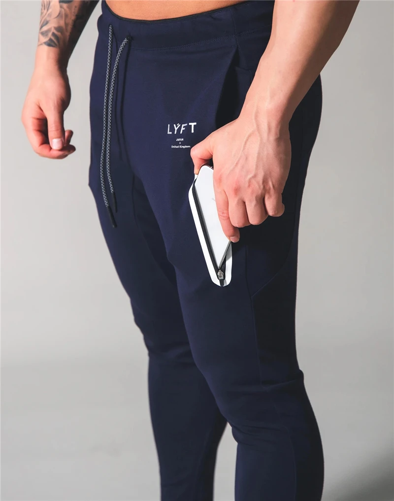 Мужские тренировочные брюки JP &amp UK с карманами на молнии спортивные штаны для