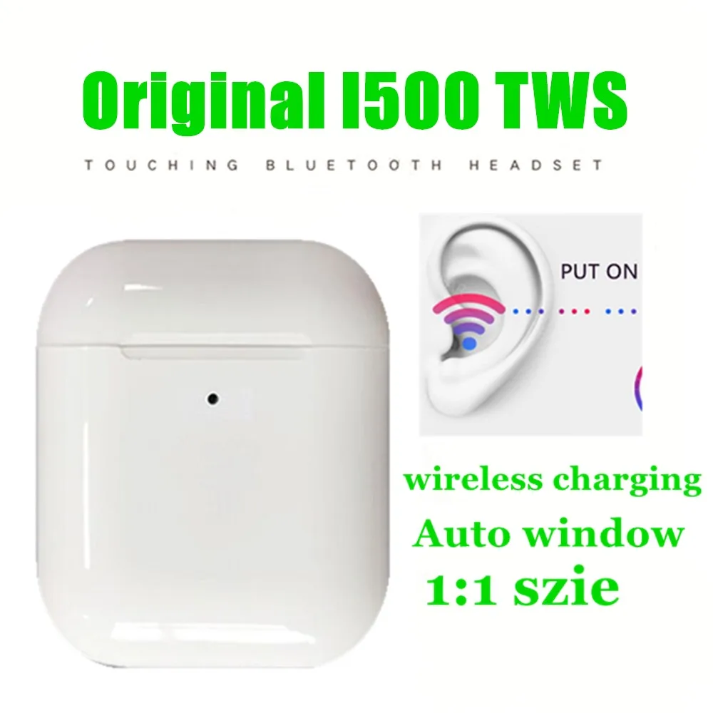 Оригинальный i500 TWS 1:1 Реплика A2 Смарт SensorWireless наушники bluetooth 5 0 гарнитура 5D супер