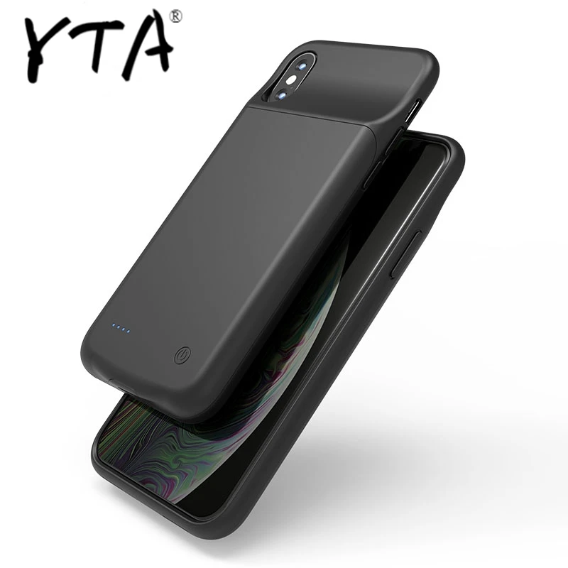 Чехол для задней батареи iPhone 6 7 8 6s Plus X XS Max XR чехол зарядного устройства Внешний