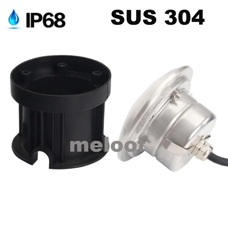 IP68 6 Вт светодиодный подземный светильник RGB наземный садовый для дорожек