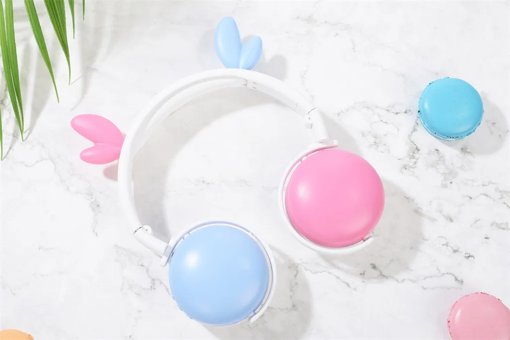 Ouhaobin Wireless Headphones Bluetooth5.0 Headset HIFI Stereo cute Earphones Mic Foldable Over Ear | Электроника