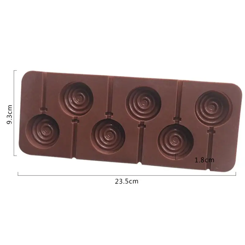 Круглая силиконовая форма в форме сердца для леденцов цветов конфет шоколада