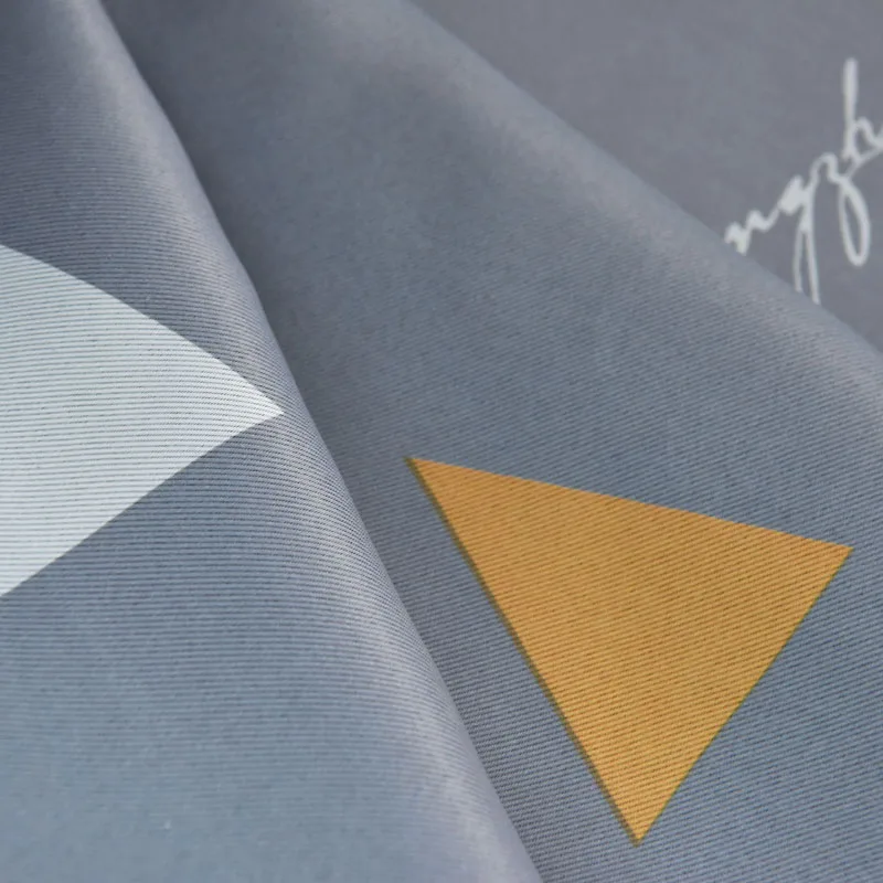 Китайские простые абстрактные треугольные затемняющие шторы для спальни детей