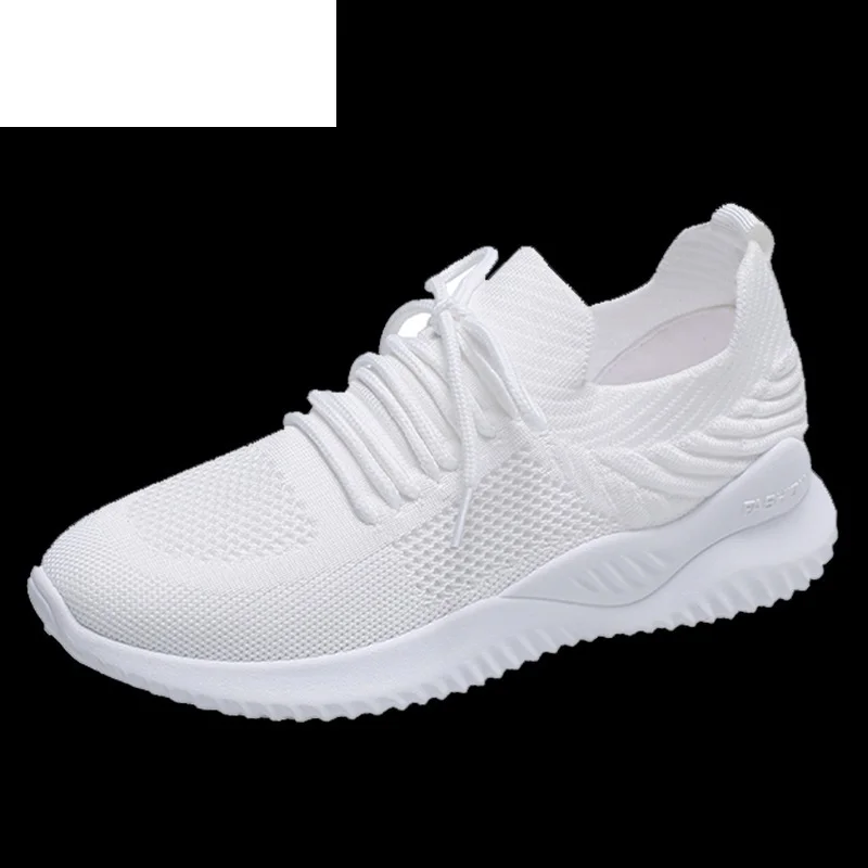 

Spring Women Shoes 2021 Fashion Solid Color Mesh Breathable Women Vulcanized Shoes New Lace-up Lightweight Women Casual Sneakers