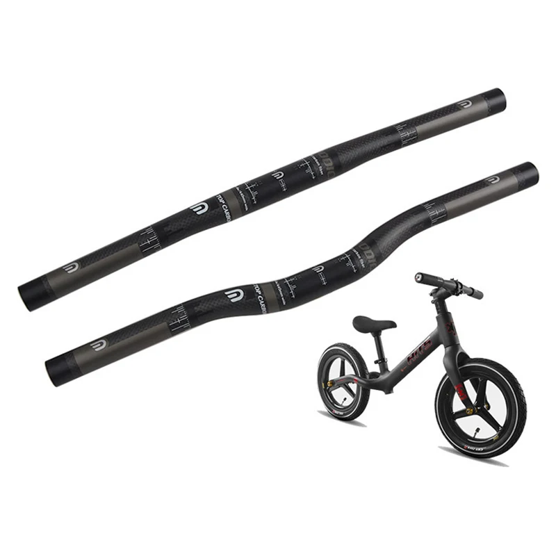 

DODICI Full Carbon Fiber Handlebar Baby Walker Scooter Balance Handlebar Horizontal Straight Handlebar 25.4 Caliber