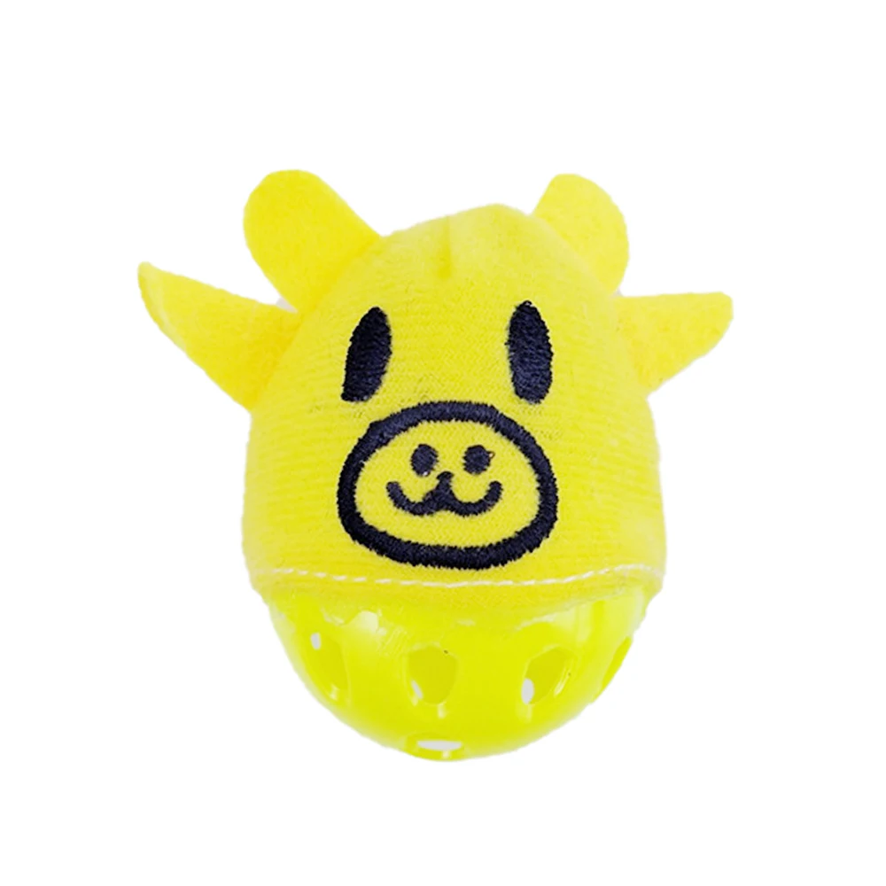 Тканевый питомец кошка жевательный мяч игрушки милый мультфильм игрушка для