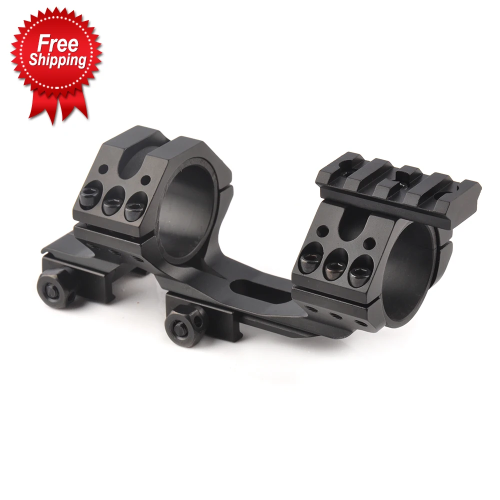 

Tactical Aluminum Scope Mount Ring Heavy Dute 4 Screw 25.4mm 30mm Suit 20mm Picatinny Weaver Rail for Hunting