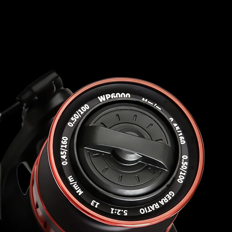 

Metal Bevel Long Cast Fishing Baitcasting Reel Dual Brake 10KG Max Drag13+1 BBs 5.2:1 High Speed Fishing Reel Coil