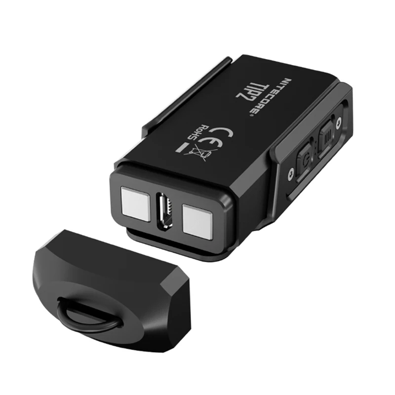 Перезаряжаемый USB-брелок NITECORE TIP2 светильник CREE XP-G3 S3 max 720 люмен расстояние луча 93