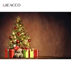 Рождественские фоны Laeacco, градиентные цветные стены, фотофоны для фотографий, Детская фотозона для дня рождения