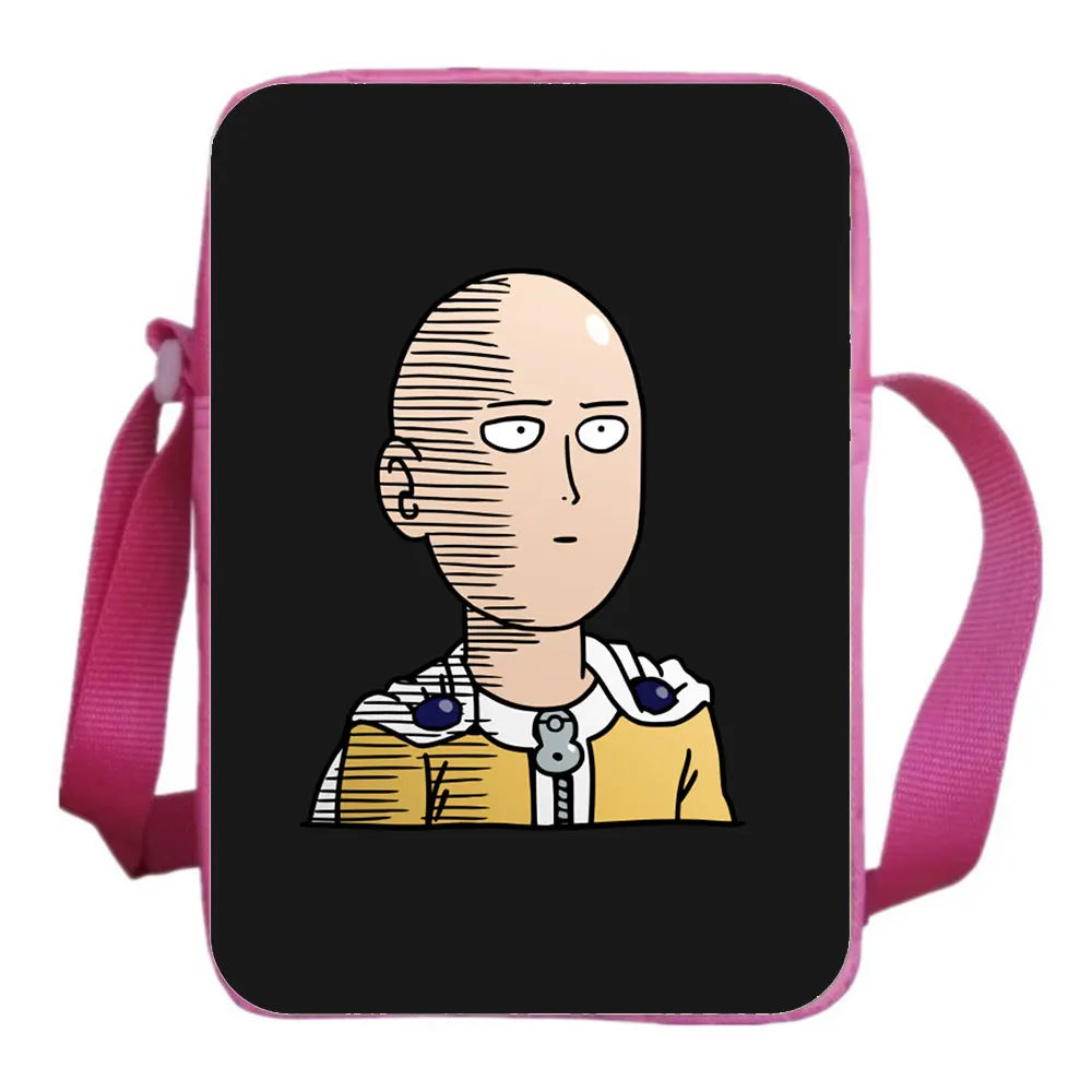 One Punch Man Messenger Bag Anime Saitama Genos Crossbody Bags Teenager Boys Girl Backpack One Punch Man Bookbag