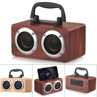6w portable speaker bluetooth compatible with mobile phone holder support tf card aux playback function for suburban camping